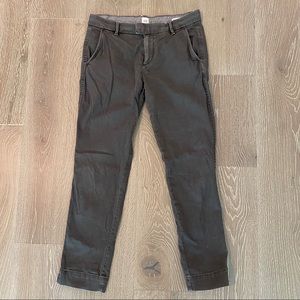 GAP Slim Crop Washed Khakis - Sz 2